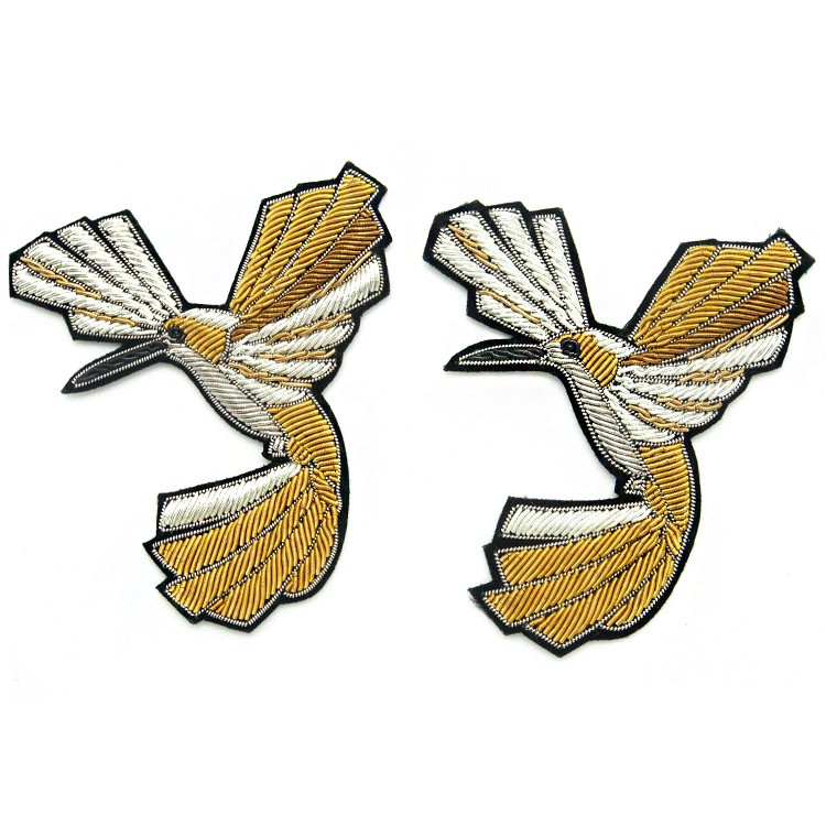 2022年新款动物印度绣花章金属绣花布贴便携服装箱包草莓视频污在线布贴